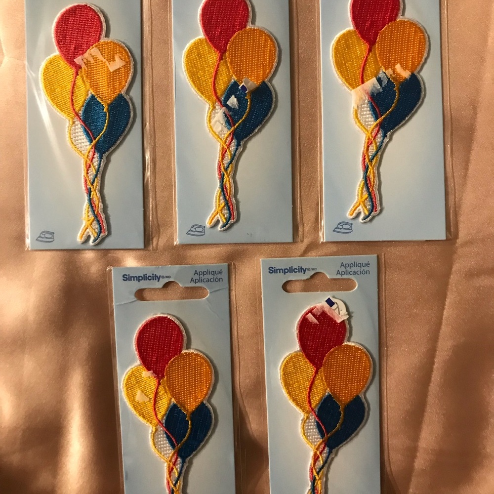 Simplicity Balloon Iron-On Patch Kid appliqué’s toy